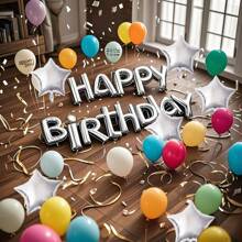 50 sztuk/zestaw 10-calowe srebrne balony foliowe Pentagram, odpowiednie na ślub, rocznicę, urodziny, przyjęcie z okazji ukończenia szkoły, dekorację na Dzień Ojca, rekwizyty do zdjęć wewnątrz/na zewnątrz