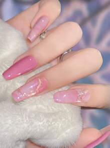 Glitter Nail Polish Stickers Full Nail Wraps For Women Self Adhesive Nail Polish Strips Gel Nail Strips Stick On Nails Manicure Kit,No-Bake Gel Nail Sticker Nail Oil Film Waterproof Nail Sticker Sticker Solid Color Green Onion Powder Jump Color Gradient Full Sticker
