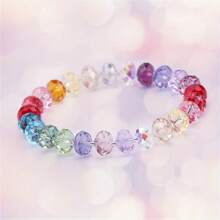10 Strands Natural Crystal Beads For Jewelry Making, Various Colors, Austrian Mosaic Glass Beads, DIY Bracelet Accessories, Sizes: 3/4/6/8/10mm