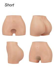 Panty moldeador de glúteos con relleno de silicona, efecto levantador de glúteos, sin costuras, efecto natural, para hombres y mujeres, grueso, sexy, ropa interior moldeadora que aprieta el Body