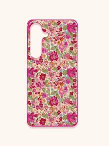 Ốp điện thoại TPU màu hồng họa tiết hoa, ốp điện thoại hoa văn cổ điển, ốp điện thoại phong cách Y2K, ốp điện thoại TPU màu hồng hoa nhiều màu, tương thích với iPhone & Galaxy S26/S26 Plus/S26 Ultra, quà tặng mùa xuân. - Nhiều màu - Xem 10