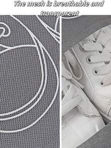 1件/5件/10件便携式无纺布旅行鞋收纳袋 - 鞋子收纳盒，方便清洁