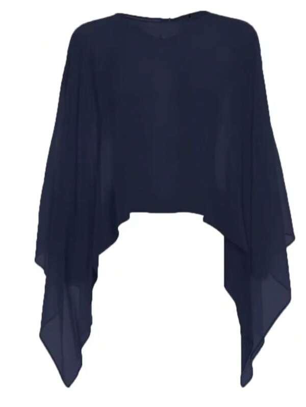 Capa nupcial, chal de boda para vestido de mujer de gasa elegante, tallas S y M