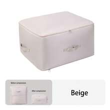 [Popular Choice] 2025 New Ultra Space-Saving Self Compression Organizer - Polyester Storage Bags For Comforters, Clothes, Blankets, Bedding, Travel & More - Available In Gray, Pink, Storage Bags Home Bedroom Clothes Storage Organizer Closet Organization And Storage Bag For School School Accessories School Stuff - Multicolor - View 20