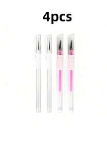 2支/4支装白色眉毛微雕定位笔，皮肤标记笔，眉毛永久化妆定位标记工具 - 彩色 - 查看 14