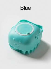 1pc Silicone Pet Bath Brush With Massage Ball - 2 In 1 Bathing And Massage GroomingTool For Dogs And Cats Shampoo - Gentle Silicone Material Pet Care Accessories And Cleans With Built-In Bath Sanitizer For Daily Cleaning Of Pets, Birthday Gifts,