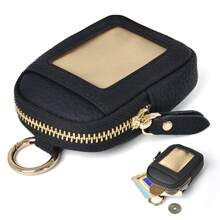 Mini Bag Carabiner Earphone Case Card Holder Transparent Window IC Card Holder Coin Purse Transit Card Holder Change Purse Small Item Box Coin Box Cute Fashionable For Women Wallet Mini Wallet Purse Wallet Coin Wallet - Multicolor - View 14