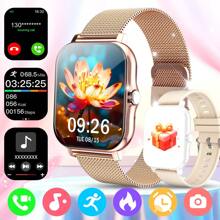 1pc Unisex Smart Sports Watch, Comes With Steel Strap & Extra Silicone Strap, 1.83" Touchscreen, Call Function, Alarm, Message Reminder, Multi-Sport Modes, Distance Tracker, Step & Calorie Counter, USB Chargeable, Compatible With Android & IOS, 240P TFT Display, 180mAh Li-Ion Battery, Suitable As Holiday Gift