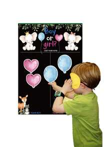 Gender Reveal Decorations - 36 Voting Gender Reveal Games Gender Reveal Ideas Boy Or Girl Baby Shower Games Party Supplies For Gender Reveal Voting Use Gender Reveal Decor - Multicolor - View 1