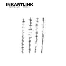 INKARTLINK 缝制纹身贴 | 3D伤口模拟技术 | AR效果 | 赛博朋克风格