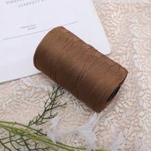 2.5mm X 218yards Flat Polyester Ribbon Yarn For Knitting & Crochet, Polypropylene Tassel Cord For Sun Hats, Bags, Wallets, Shoes, Mats, DIY Crafts, Decoration Projects - Multicolor - View 15