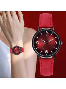 7pcs/Set Women Watches Set Quartz One Week Watch Combination For Women Clock Pu Leather Wristwatch Ladies Casual Watch Sets Festival Gift