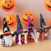 1pc Halloween Fabric Doll Decor, Home Living Room Kitchen Desktop Decoration, Ghost Festival Party Scene Decorative Prop, Centerpiece Decoration, Atmosphere Setting Item. Suitable For Home Decor / Desktop Decor / Party Decor / Mall Decor / Shop Window Decor / Farmhouse Decor.