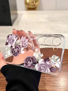 1个时尚牡丹花软壳手机壳，兼容 17/17 Air/17 Pro/17 Pro Max，兼容荣耀，兼容红米，兼容三星Galaxy A04e/12/A13/A14/A34/A50/A52/A53/A54/S21/S22/S23/S24/S25/S25 Ultra，6A/7A/8A，12T/13T，国际版，非国内版 - 無色 - 查看 3