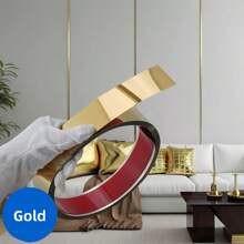 Tiras adhesivas de acero inoxidable con acabado dorado, para decoración de fondo de TV, pared y techo en el hogar, tira decorativa de acero inoxidado con acabado de titanio dorado