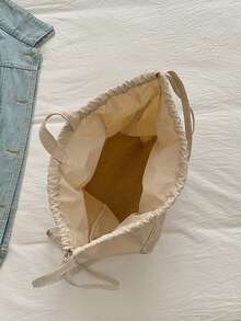 轻便抽绳背包，多功能运动/旅行简约背包，户外健身休闲抽绳包，返校必备，学生书包，学院风背包，大学书包