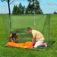Redes mosquiteras para verano y camping, redes mosquiteras plegables para una persona para exteriores, carpas cuadradas, repelente de mosquitos, redes mosquiteras para jardín y patio