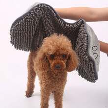 Pet Towel, Chenille Ultra-Absorbent, Hand Mitt Style Pet Shower, Dog Bath Towel, Quick Drying, Extra Large & Thick, Cat Bathing Towel, Machine Washable Cleaning Cloth - Multicolor - View 4