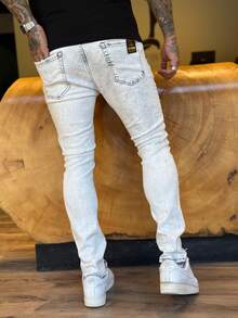SKINNY PLAYER JEANS - Light Grey - View 5