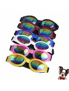 1pc Foldable Pet Sunglasses UV Protection Goggles, Suitable For Cats And Dogs - Multicolor - View 4