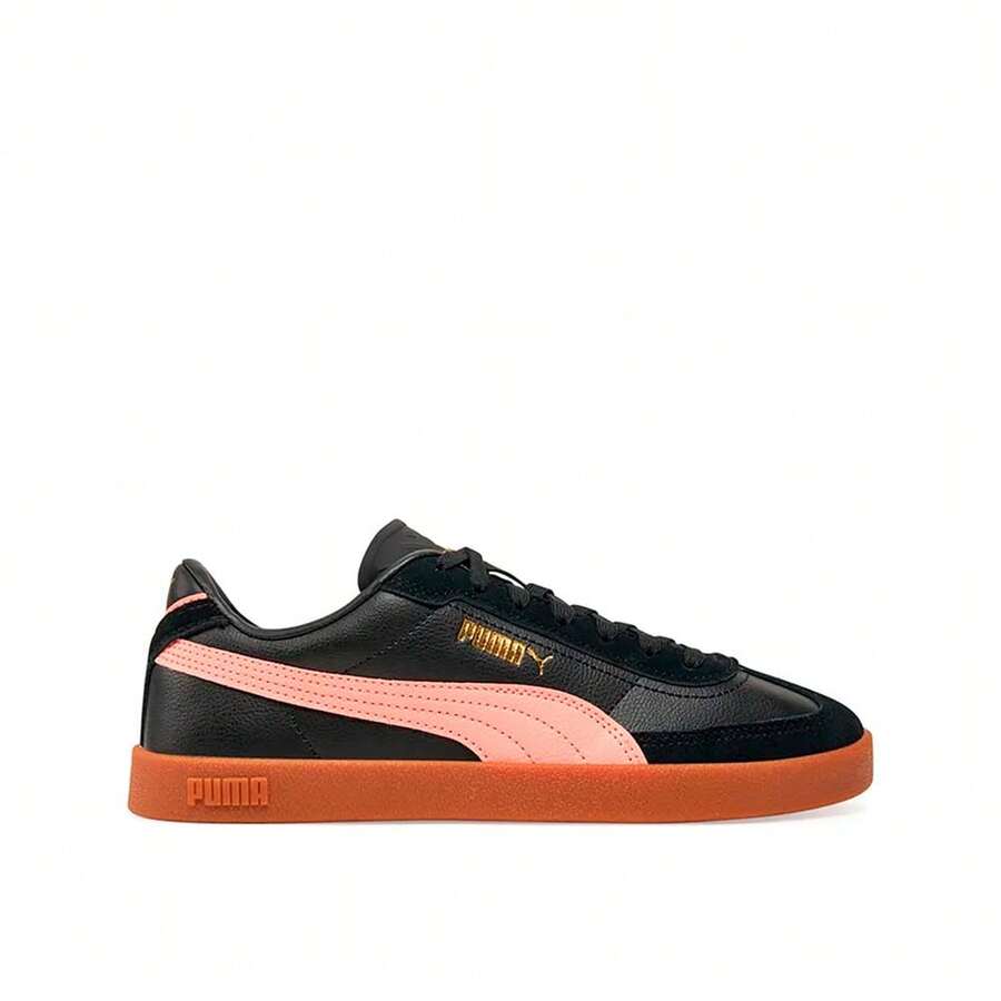 Puma Club II Era Unisex Sneakers Black/Pink Fruit/Gum 397447 - Black - View 1