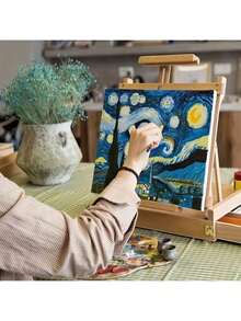 3 件、4 件、5 件多尺寸画框，纯棉帆布木制画框，坚固耐用的木制画框，工艺精湛，适合油画、丙烯画、水彩画和水粉画，色彩鲜艳持久，满足多样化的创作需求，艺术画板 - 实木框架，坚固耐用，适合初学者和专业人士，初学者美术用品 | 空白画布板 | 光滑纹理，返校，学校用品