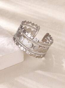 1PC Stainless Steel Multi-Layer Sun Bracelets For Women Gold Color Opening Sun Bangle Wedding Party Classic Jewelry Gift