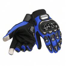 1 Pair Cycling Gloves, Summer Motorcycle Gloves, Cycling Accessories, Off-Road Motorcycle Full Finger Touchscreen Gloves, Outdoor Sports Gloves, Anti-Fall Cycling Gloves, M-2XL - Multicolor - View 11