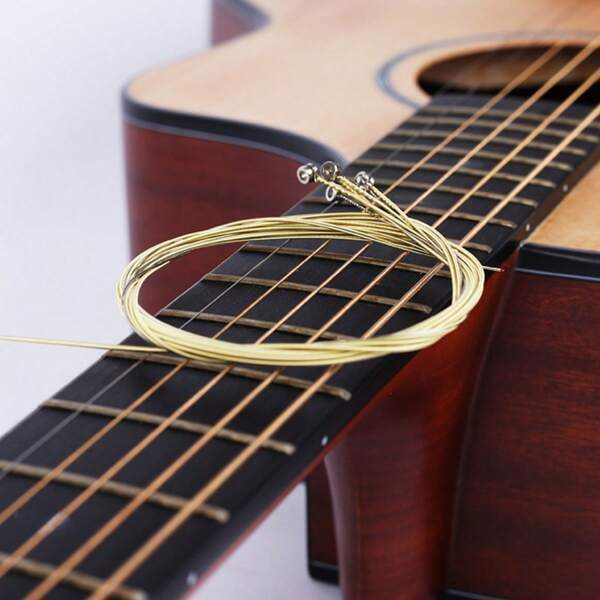 Miwayer 1 SET 6 Pieces Copper Guitar Strings 1-6 For Classical Classic Steel Wire Classic Acoustic Folk Guitar Parts Accessories