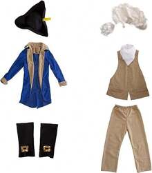 Morph Costumes George Washington Kids Costume - Fancy Dress For World Book Day - Historical Dress Up For Boys - Fun Educational Outfit - Blue - View 5