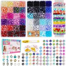 1 set de nuevas pulseras de cuentas, diseño casual y lindo, configuración DIY de múltiples estilos, patrón de dibujos animados, estilo femenino, decoración de joyas, colgante encantador, arte decorativo