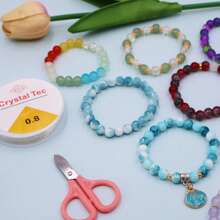 1 set de nuevas pulseras de cuentas, diseño casual y lindo, configuración DIY de múltiples estilos, patrón de dibujos animados, estilo femenino, decoración de joyas, colgante encantador, arte decorativo
