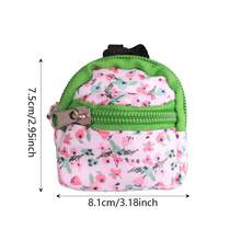 17cm Plush Backpack, Mini Backpack, Cute For Teens/Birthday Party Gifts (Doll Not Included) - Multicolor - View 12