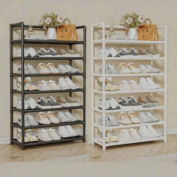 1pc Easy Assembly Space-Saving Storage Rack, Dorm Shoe Rack, Multi-Layer Space-Saving Simple Rack For Rental House Apartment