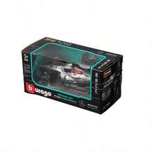 Burago 1/43 Mercedes-AMG F1 W13 E Performance #63 George Russell y W14 E Performance #44 Lewis Hamilton Modelo de coche de aleación, juguete de coche de colección fundido, regalo de cumpleaños, decoración de adornos - Mercedes-Benz W13 E Performance n.° 63 (18-38065) - Ver 7