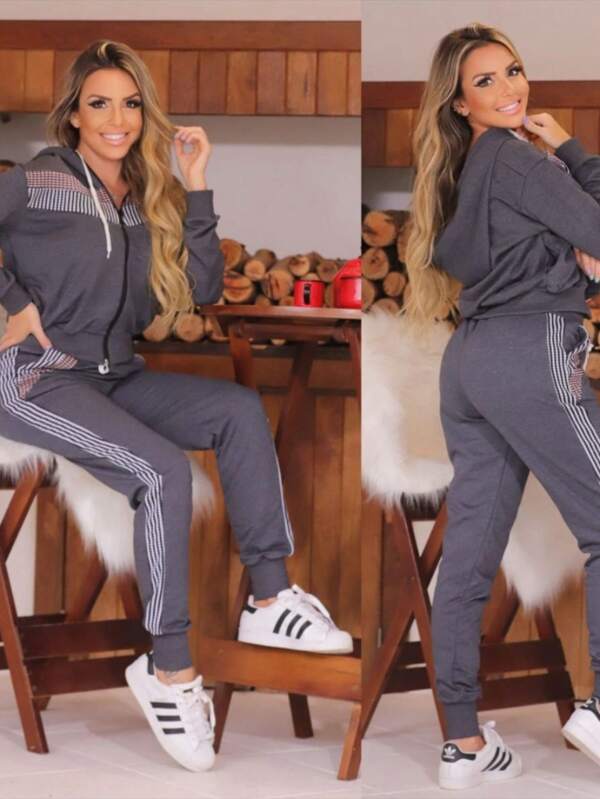 Conjunto feminino Outono e Inverno