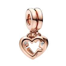 1 pezzo Ciondolo a forma di campanella placcato argento, adatto per bracciali e collane, adatto per uso quotidiano o come regalo di compleanno - Multicolore - Visualizzare 6
