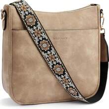 Bolsos cruzados para mujer BOSTANTEN de piel vegana, bolsos de hombro tipo hobo con correa de hombro ancha