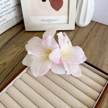 1 Stück elegante Haarspange mit Lilie Blume für Frauen, vielseitiges Design für den täglichen Gebrauch, Haarklammer, Haarkrallen, Haarspangen