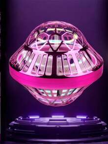 运动激活悬浮智能回旋镖球 - 高/低飞行手抛发光 UFO，带酷炫灯光，电池寿命长，遥控开关，防摔耐用 - 室内/室外通用，价格实惠的生日