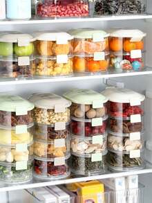 1件/2件/3件/4件/5件厨房香料香草调味品食品收纳盒密封储物盒 - 白色 - 查看 5