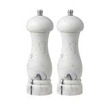 1件/2件大理石纹理胡椒研磨器，家用黑胡椒和海盐研磨器瓶，适用于牛排和西餐 - 彩色 - 查看 9