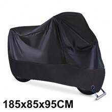 Motorcycle Cover Waterproof All Season Dustproof UV Protective Outdoor Indoor Scooter 190T Wear-Resistant Fabric Motorbike Cover