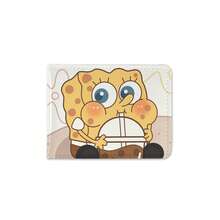 SpongeBob SquarePants Funda de piel para licencia de conducir y certificado de registro vehicular de pareja, bolsa de tarjetas 2 en 1 con diseño de Bob Esponja - Multicolor - Ver 16
