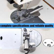 8 PCS Universal Sewing Rolled Hemmer Presser Foot 3-10mm Pull Tube Spiral Edging Roller Hemming Puller Tube Sewing Machine Accessories