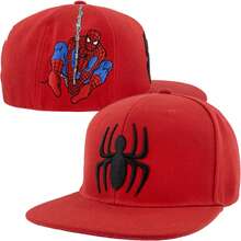 SPIDERMAN Web Swinging Snapback Hat - 紅色 - 查看 1