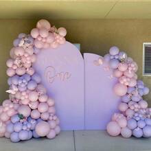 Light Purple Latex Party Balloons 5/10/12/18 Inches -10/30/50/70/90pcs Round Helium Lavender Light Purple Lilac Purple Balloons For Engagement, Wedding Anniversary, Shower, Gender Reveal, Birthday, Graduation Celebration, Home Decoration Background - Mauve Purple - View 3