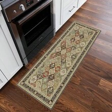 Moroccan Style Machine Washable Carpet For Living Room, Non-Slip Bedroom Rug, Corridor Mat, Vintage Patterned Carpet For Kitchen, Dining Room, Office - Morocco - View 22