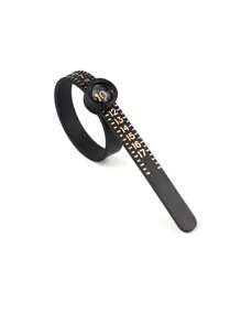 1/2Pcs Mido Ring Measuring Ring US Size Finger Size Adjuster Standard Soft Size Ring Measurement Tool Ring Sizer Measuring Set Reusable Finger Size Gauge Measuring Tool With Magnified Glass Jewelry Sizing Tool 1-17 USA Rings Size Valentine's Day Ring Size Measurement