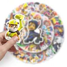 Paw Patrol 50PCS Cute Paw Patrol Anime Cartoon Stickers Toys Gifts DIY Suitcase Laptop Motorcycle Fridge Suitcase Car Kawaii Sticker Decals For Kid